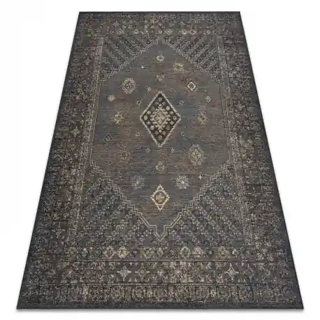 Tappeto in lana ANTIGUA 518 77 JG900 OSTA - Rosetta, struttura, tessitura piatta verde