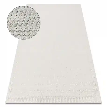 Tappeto ORIGI 3737 crema - Telaio cordoncino in SISAL a tessitura piatta