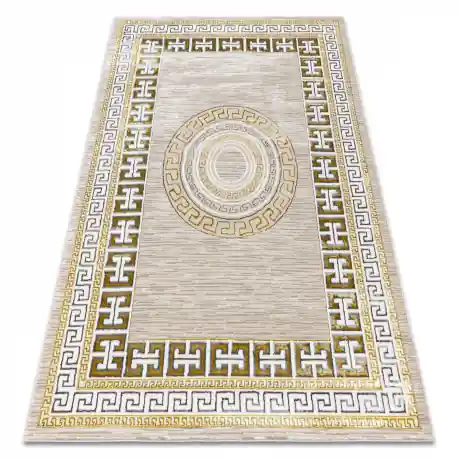 BLISS Z205AZ127 tappeto crema / oro - Cadre, greco, moderno, strutturale