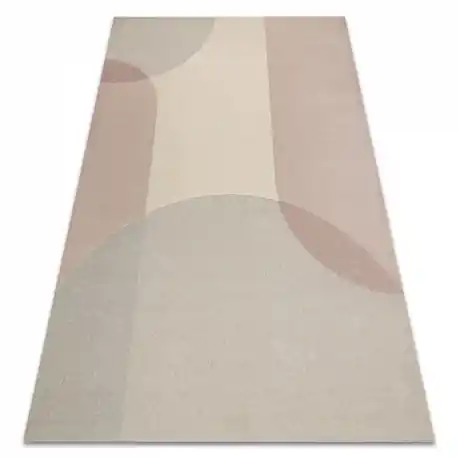 FLUX 461.7.AE200 tappeto in lana OSTA - Geometrico, strutturale, loft beige / rosa