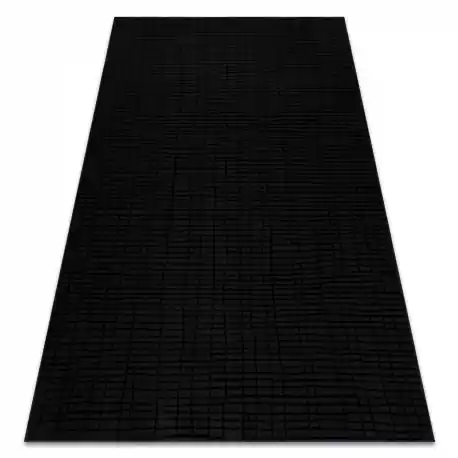 Tappeto AURA J1852A nero / antracite - Linee, strutturale, moderno