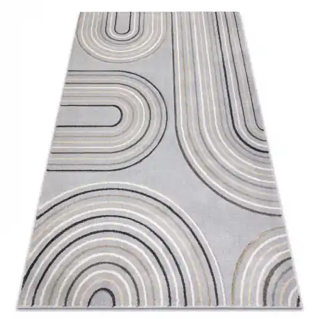 Tapis KIDDO 6107 grigio chiaro / crème, geometrica pour enfants, sensoriel