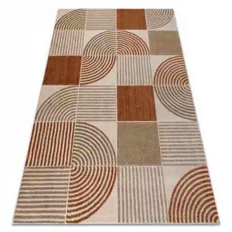 Tappeto ARCANA 2160 crème / arancione, geometrico, moderno