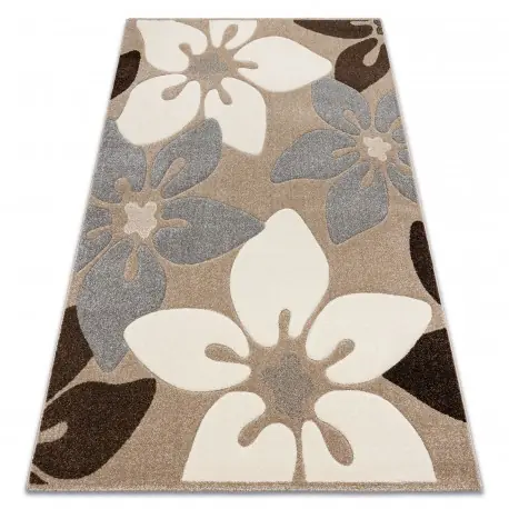 Tappeto FEEL 1602/15055 FIORELLINI beige / grigio