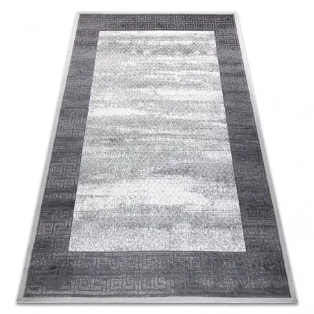 Tappeto NOBLE moderno 1512 64 Telaio, greco vintage - Structural due livelli di pile crema / grigio