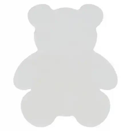 Tappeto SHAPE 3146 Shaggy orsacchiotto di peluche - avorio peluche, antiscivolo, lavabile