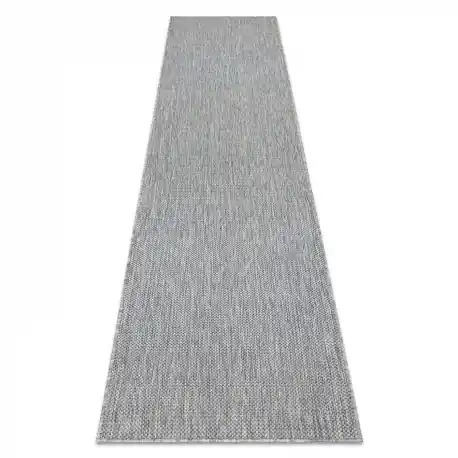 Tappeto, passatoia SIZAL SION A5165A Melange tessuto piatto grigio