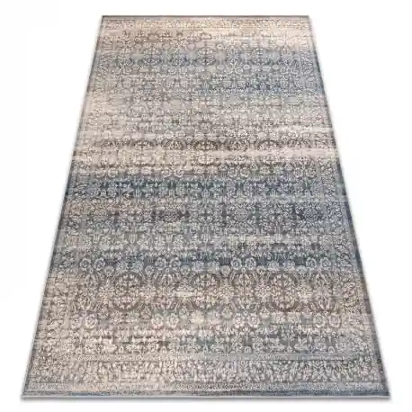 Tappeto in lana NAIN Ornamento, vintage 7594/51655 beige / blu