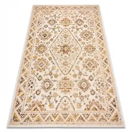 Tappeto COLOR 19521460 SISAL ornement, telaio, cannella - beige