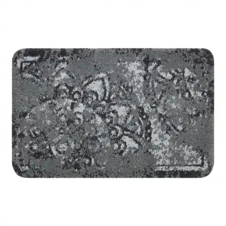 Tappeto bagno FROTTE Rosone, morbido - grigio