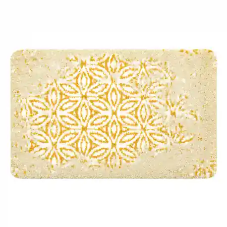 Tappeto bagno STROFI Rosone, morbido - giallo