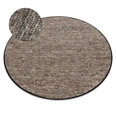 Tappeto NEPAL 2100 cerchio stone, crema - lana, double face