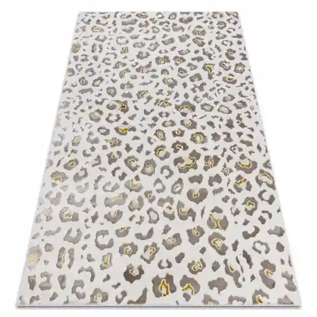 BLISS Z232AZ128 tappeto crema / beige - Motivo leopardato, moderno, strutturale