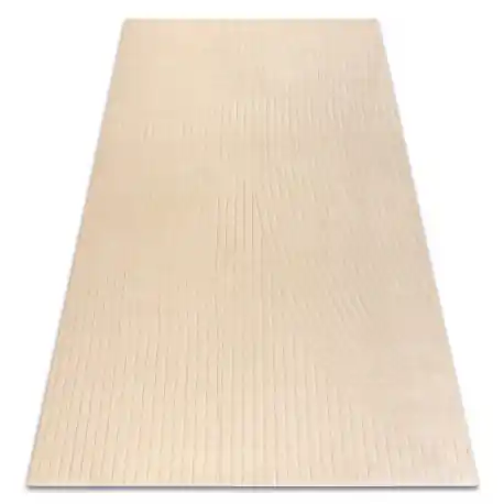 Tappeto in lana TEXTURA 488.12.LA100 OSTA - Onde, geometrica strutturale crema