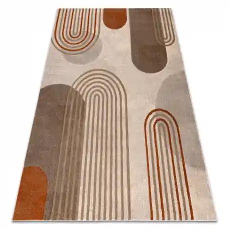 Tappeto ARCANA 2162 crème / arancione, geometrico, moderno