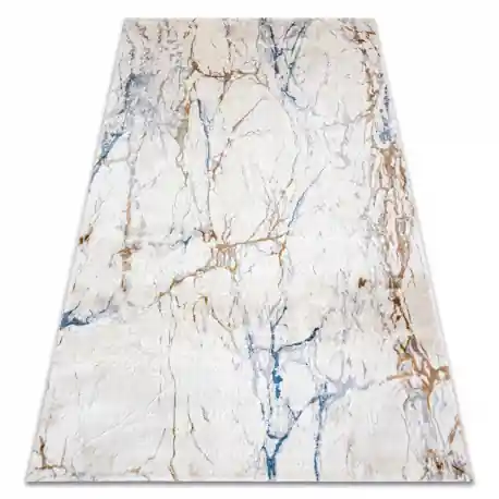 Tappeto ACRILICO ELITRA 9962 Marmo vintage avorio / blu