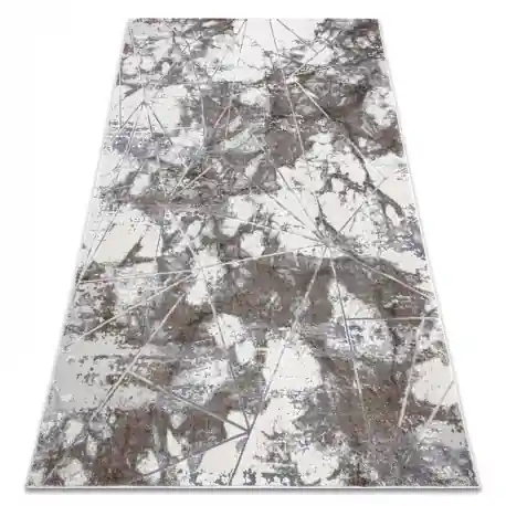 Tappeto NOBLE moderno 1515 64 Marmo, geometrico - Structural due livelli di pile crema / grigio