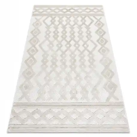 Tappeto SANTO SIZAL 58389 diamanti, géométrique, zigzag beige