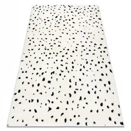 Tappeto moderno MODE 8508 puntini crema / nero