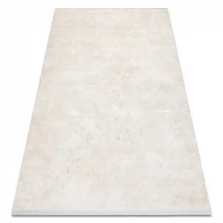 Tappeto moderno DUKE 51541 panna - Geometrico strutturata, molto morbida, frange