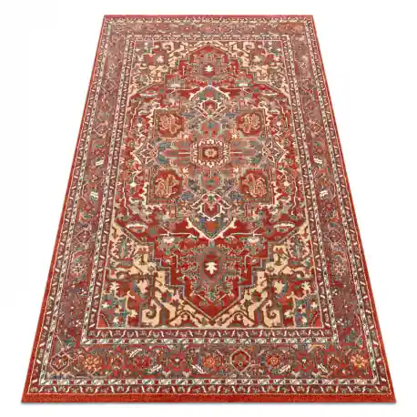 Tappeto in lana LEGEND 468 10 GB300 OSTA - Ornamento, telaio, esclusivo rosso / beige