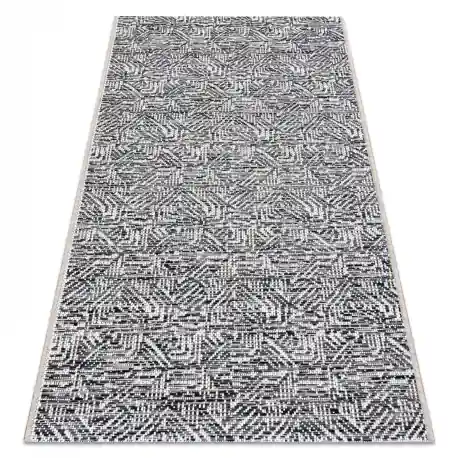 Tappeto COLOR 47373960 SISAL labirinto grigio / beige