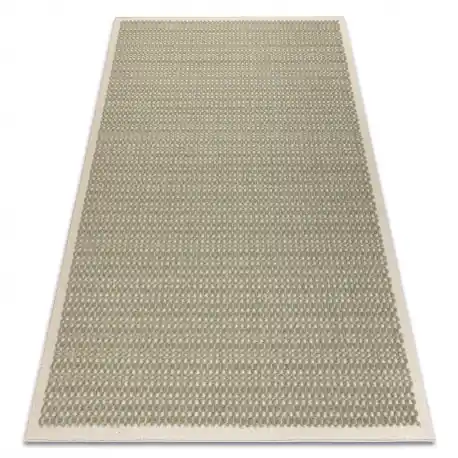 FLUX 461.139.SA400 tappeto in lana OSTA - Geometrico, strutturale, loft verde / beige