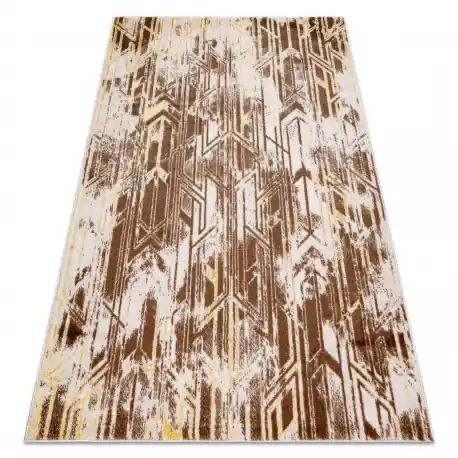 Tappeto MEFE moderno B402 Vintage - Structural due livelli di pile beige scuro