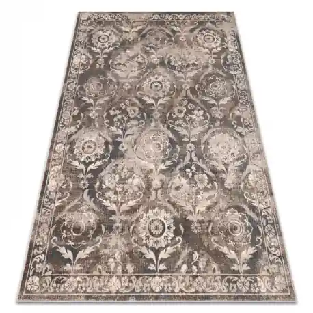 Tappeto in lana NAIN Ornamento, vintage, 7601/51625 beige / blu