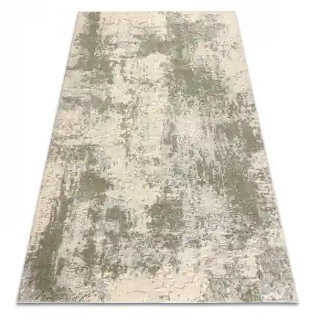 FLUX 461.138.SA400 tappeto in lana OSTA - Astrazione, strutturale, loft verde / beige