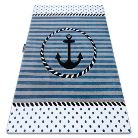 Tappeto PETIT MARINE ANCORA MARE blu