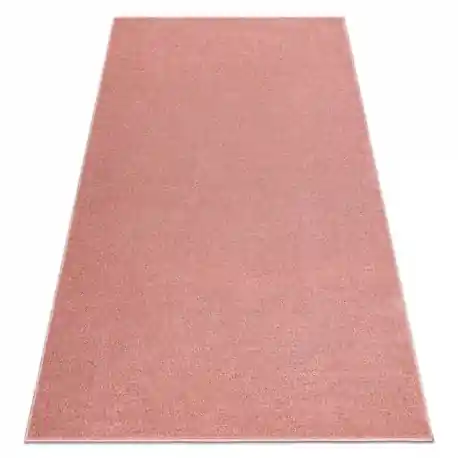 ETON PLUS tappeto rosa cipria, monocolore, uniforme, semplice