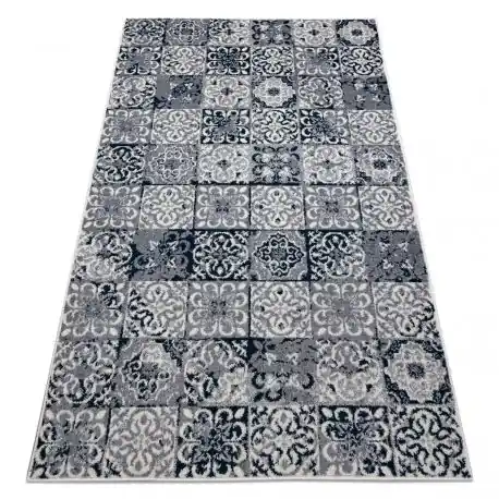 Tappeto HEOS 78586 crema / blu PATCHWORK, PIASTRELLE DI LISBONA