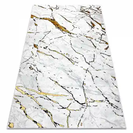 Tappeto ALLURE 1963 Marmo - Strutturale, elegante, glamour bianca / oro