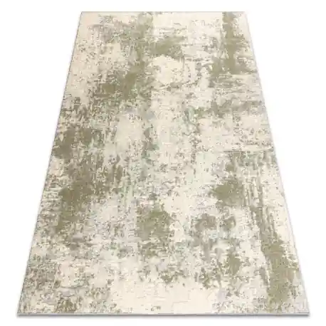 FLUX 461.138.SA990 tappeto in lana OSTA - Astrazione, strutturale, loft verde / beige