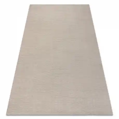 Tappeto in lana TEXTURA 488.22.LA110 OSTA - Linee, geometrica strutturale grigio / beige