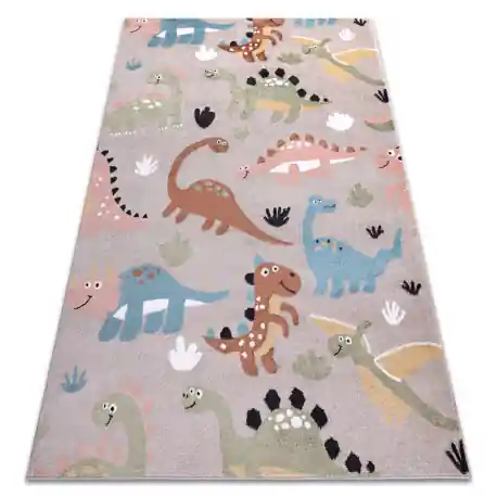 Tappeto FUN Dino per bambini Dinosauri beige