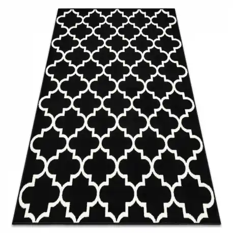 Tappeto BCF Morad TRELIS Traliccio marocchino - nero