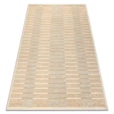 FLUX 461.124.SA110 tappeto in lana OSTA - Geometrico, strutturale, loft beige / crema