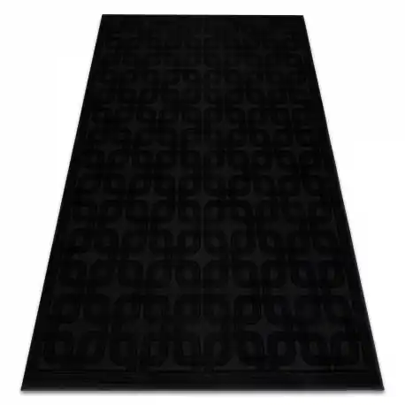 Tappeto AURA J2556A nero / antracite - Geometrico, strutturale, moderno