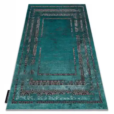 Tappeto DE LUXE moderno 1516 Telaio vintage - Structural verde / antracite
