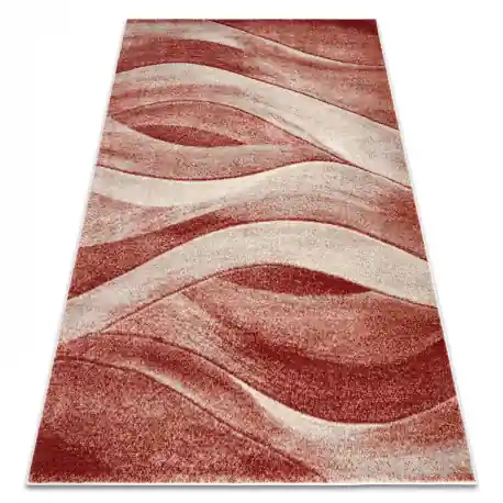 Tappeto FUSION 1617 beige / terracotta - Onde, moderno, astratto