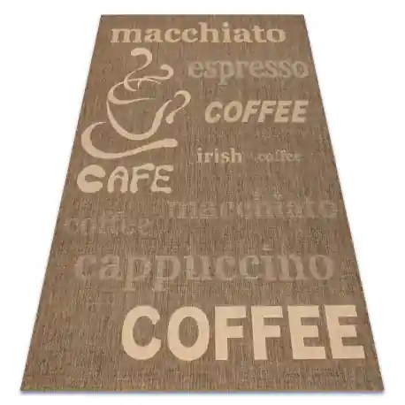 TAPPETO DI SPAGO SIZAL FLOORLUX 20221 coffe / mais