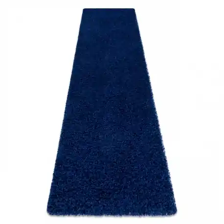 Tappeti, tappeti passatoie SOFFI shaggy 5cm blu scuro - per il soggiorno, la cucina, il corridoio
