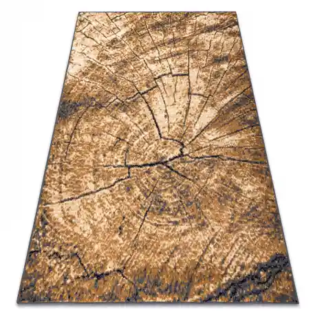 Tappeto BCF Morad PIEŃ Albero Legna - grigio / beige / oro vecchio