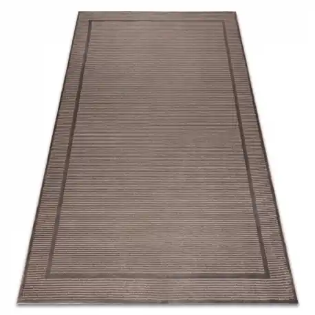Tappeto AURA J2659A beige scuro vision / beige - Cornice, linee strutturale, moderno