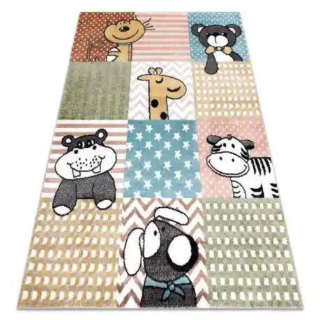 Tappeto FUN Pets per bambini, animali colorato multi