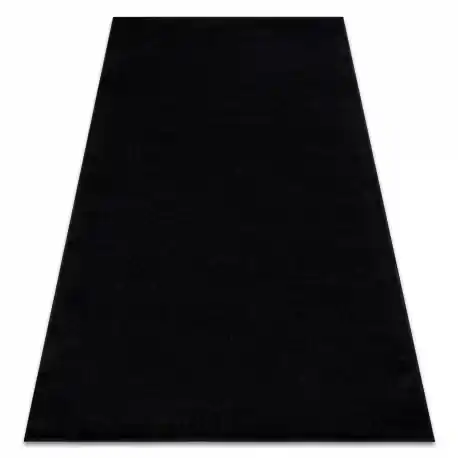 ETON PLUS tappeto nero, monocolore, uniforme, semplice