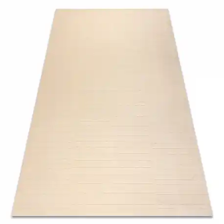 Tappeto in lana TEXTURA 488.01.LA100 OSTA - Linee, geometrica strutturale crema