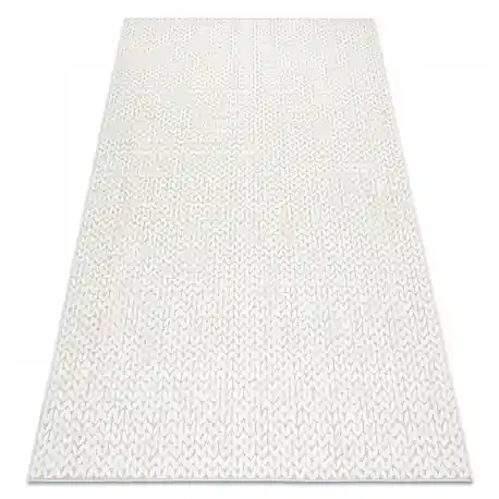 Tappeto SPRING 20467558 Spina di pesce, di corda, ad anello - beige